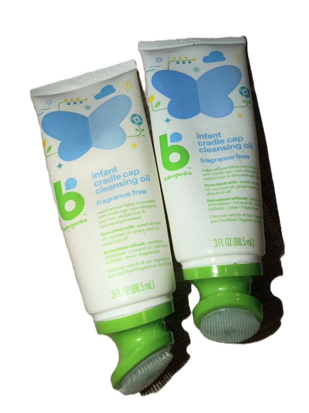 Infant Cradle Cap Cleansing Oil Fragrance Free 3oz. Bundle of 2